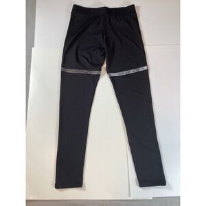 CM Fashion Womens Leggings Active Yoga Pants Size XL Black Comfort Stretch Soft